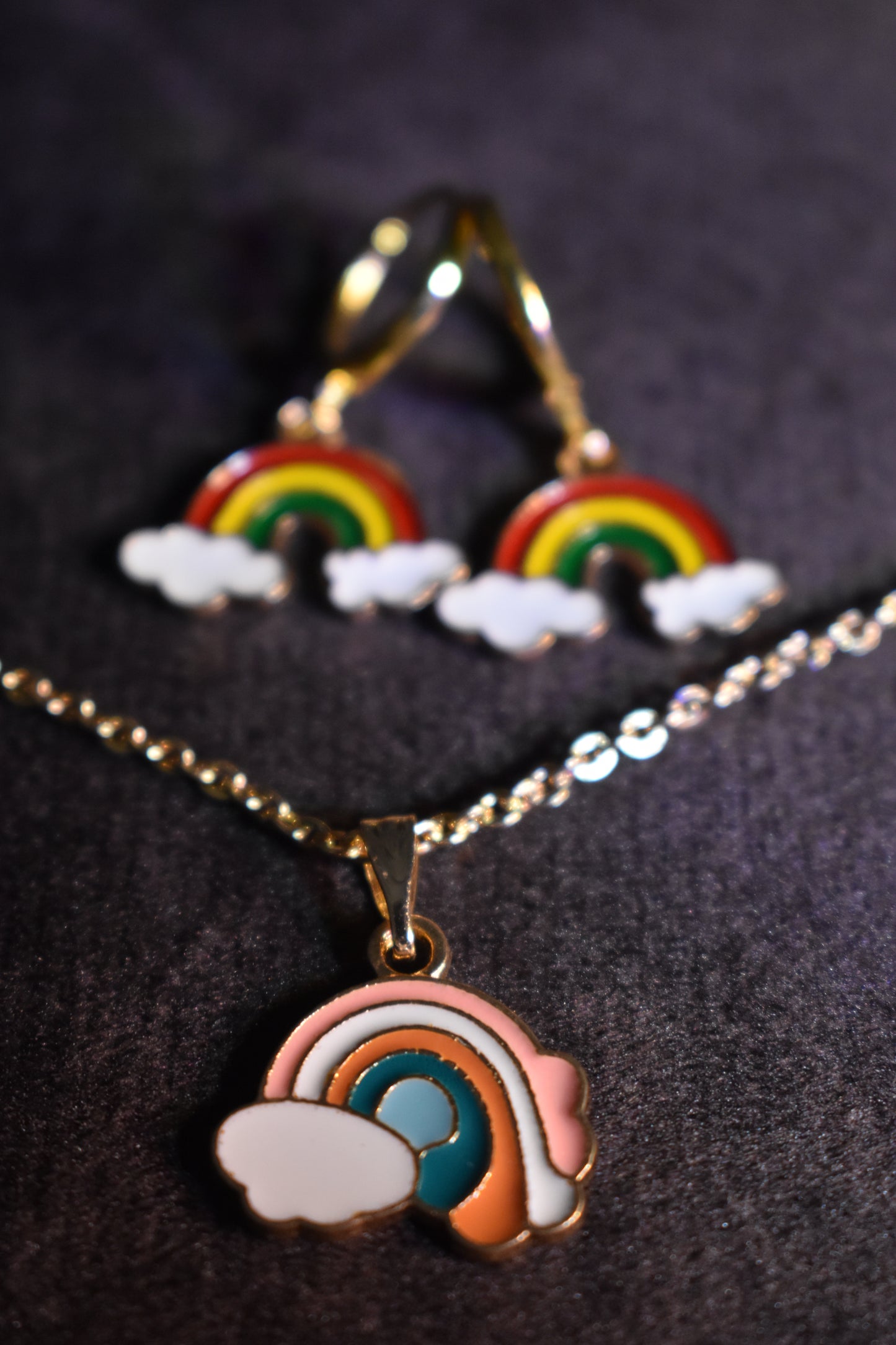 Rainbow Radiance Necklace Set