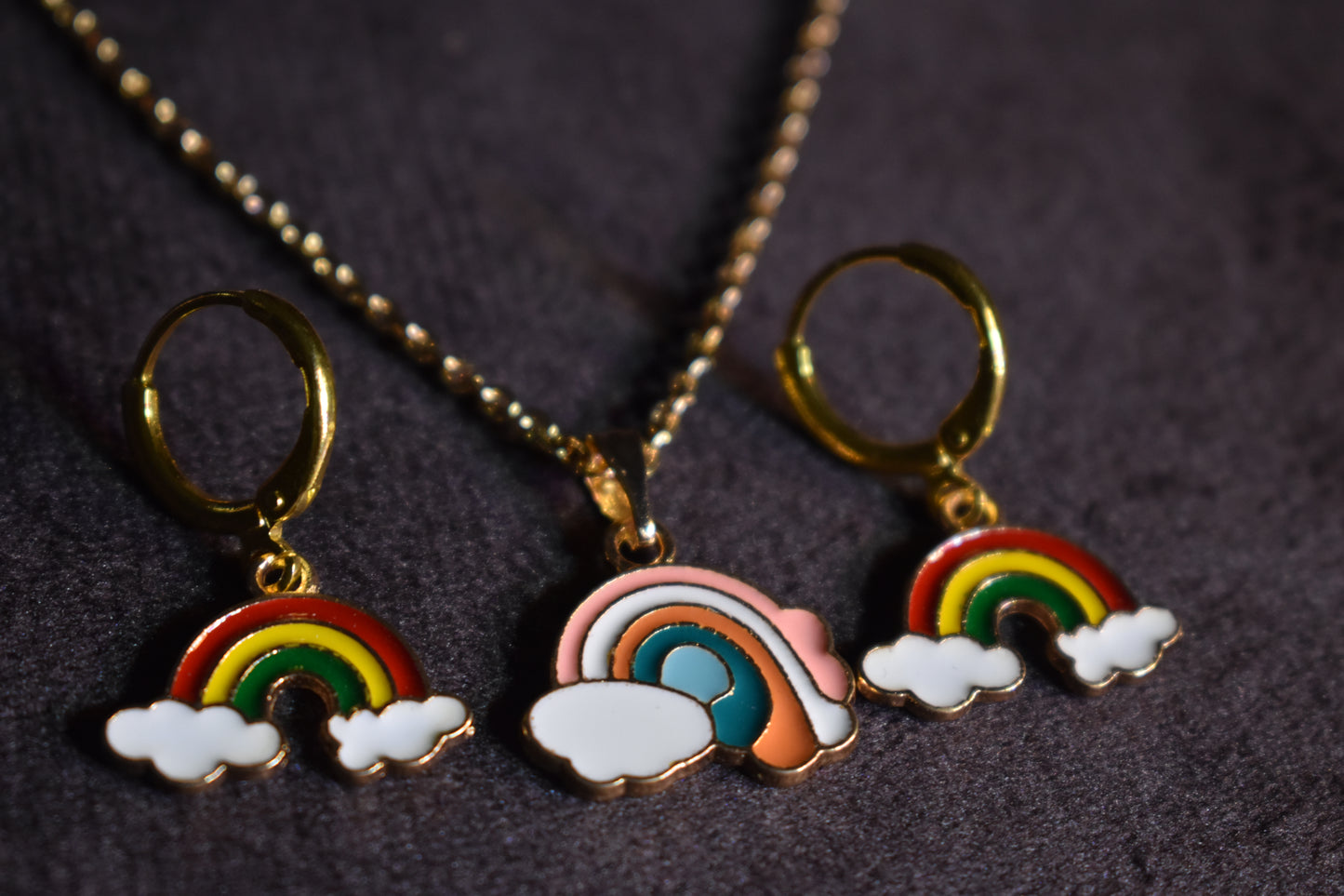 Rainbow Radiance Necklace Set