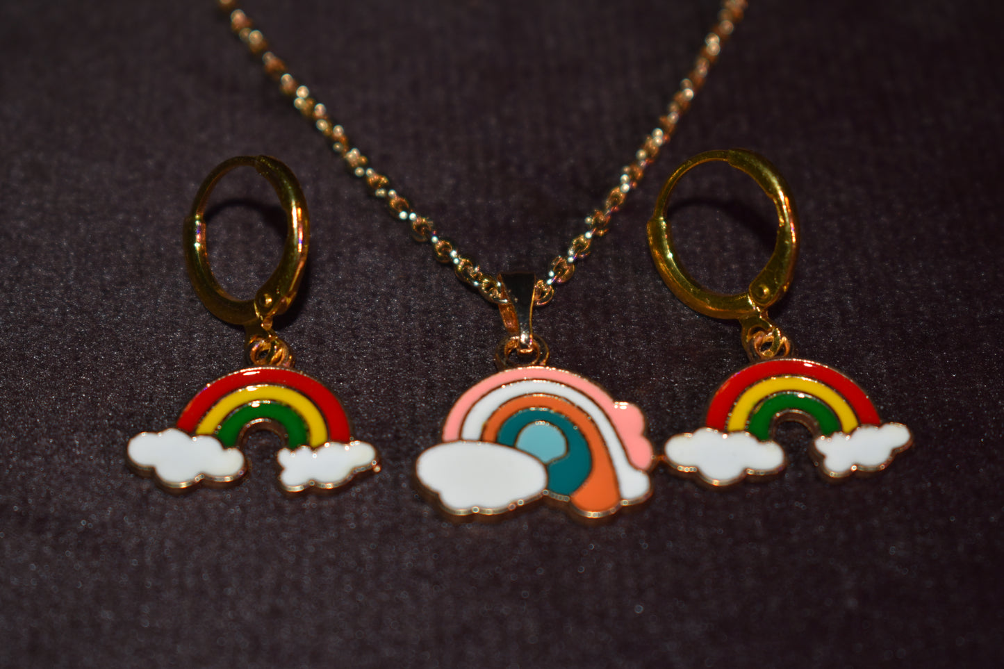 Rainbow Radiance Necklace Set