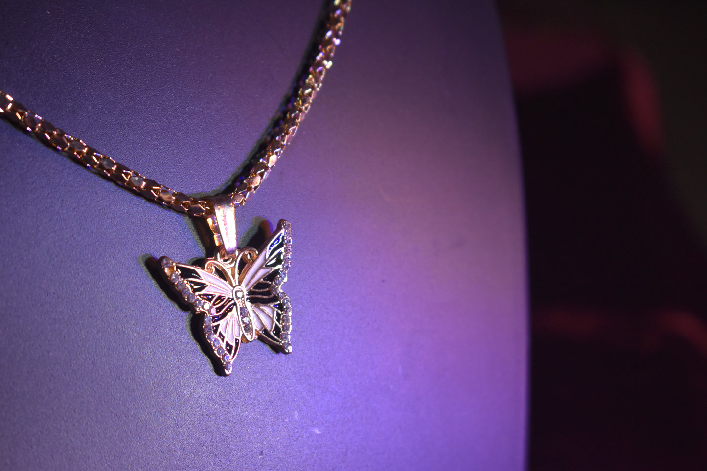 Golden Butterfly Necklace