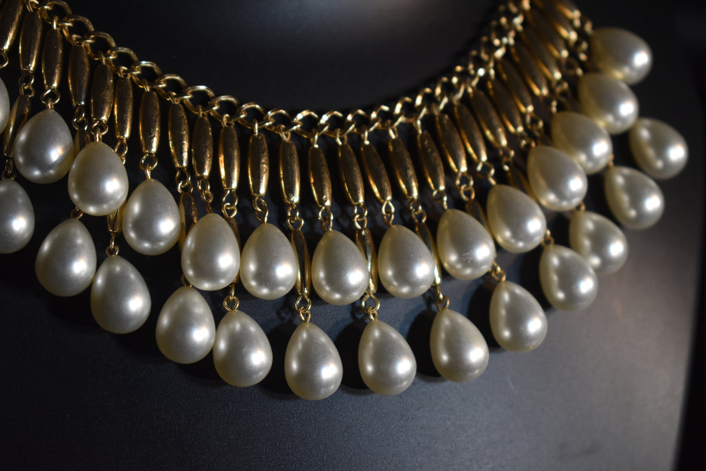 Opulent Drop Pearl Necklace