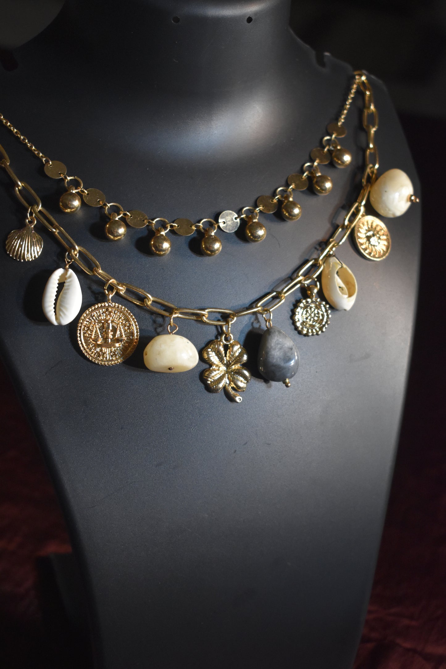 Nature's Luxe Charm Necklace